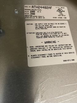 3 Marley Radiant  Heating Ceiling  Panels 