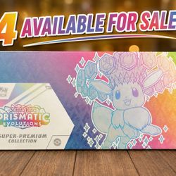 x4 Pokémon Prismatic Evolutions Super Premium Collection SPC