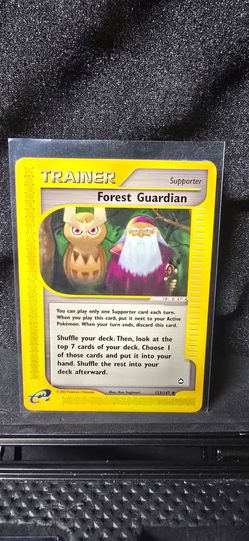 Forest Guardian 123/147 Aquapolis Uncommon Pokemon TCG Regular 2002