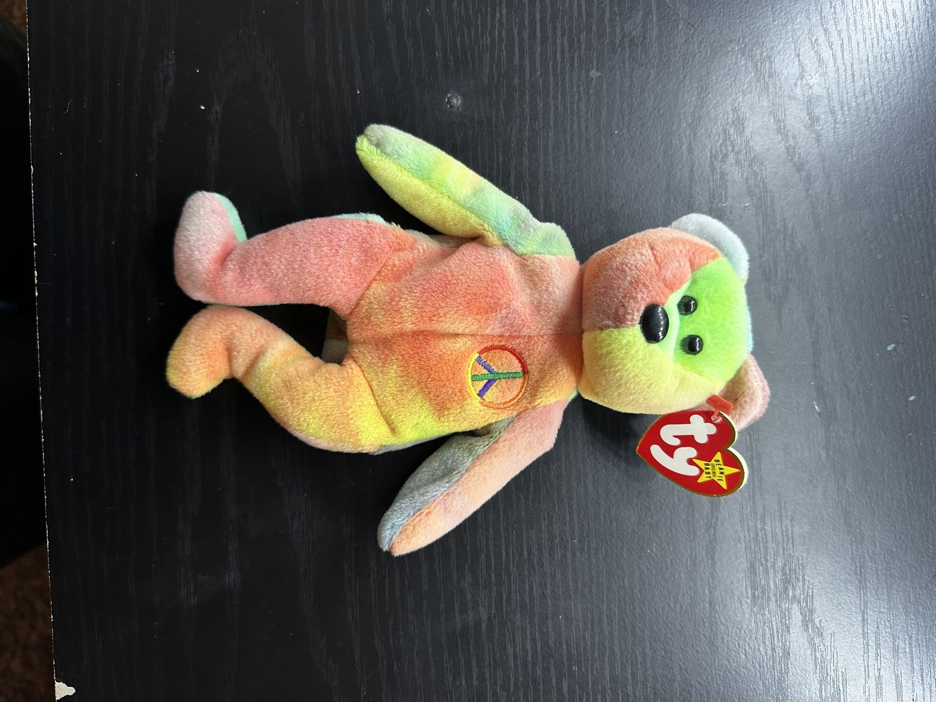 Ty Beanie Baby: Peace Bear 1996