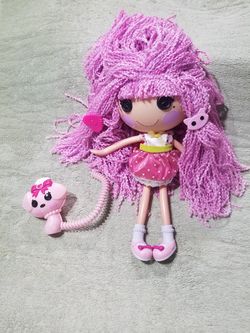 Lalaloopsy comes with her friend Kitty she was born on March 13th