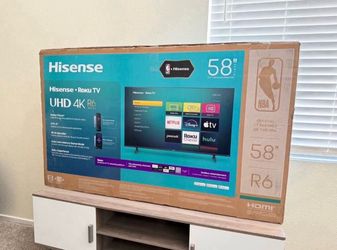 Brand New Hisense Roku Smart Tv 4k UHD 58"