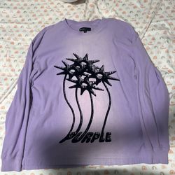 Purple Brand long sleeve shirt Size mens M(measurements provided in pictures) Like new, worn once no flaws at all Authentic  150$ retail price