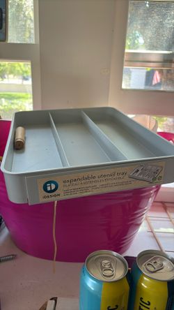 IDesign Expandable Utensil Tray