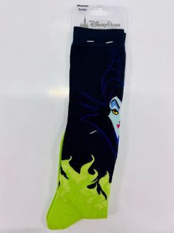 Disney Parks Women’s Villains Maleficent Socks NEW