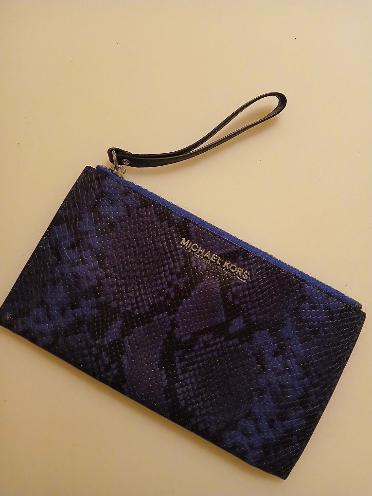 Dark Blue Michael Kors Wallet