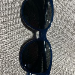 Ray-Ban Women's RB4378 Square Sunglasses, Opal Blue/Dark Grey, 54 Mm