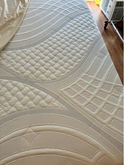 Extra thick queen memory foam mattress and frame