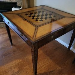 Jonathan Charles Windsor Walnut Game Table
