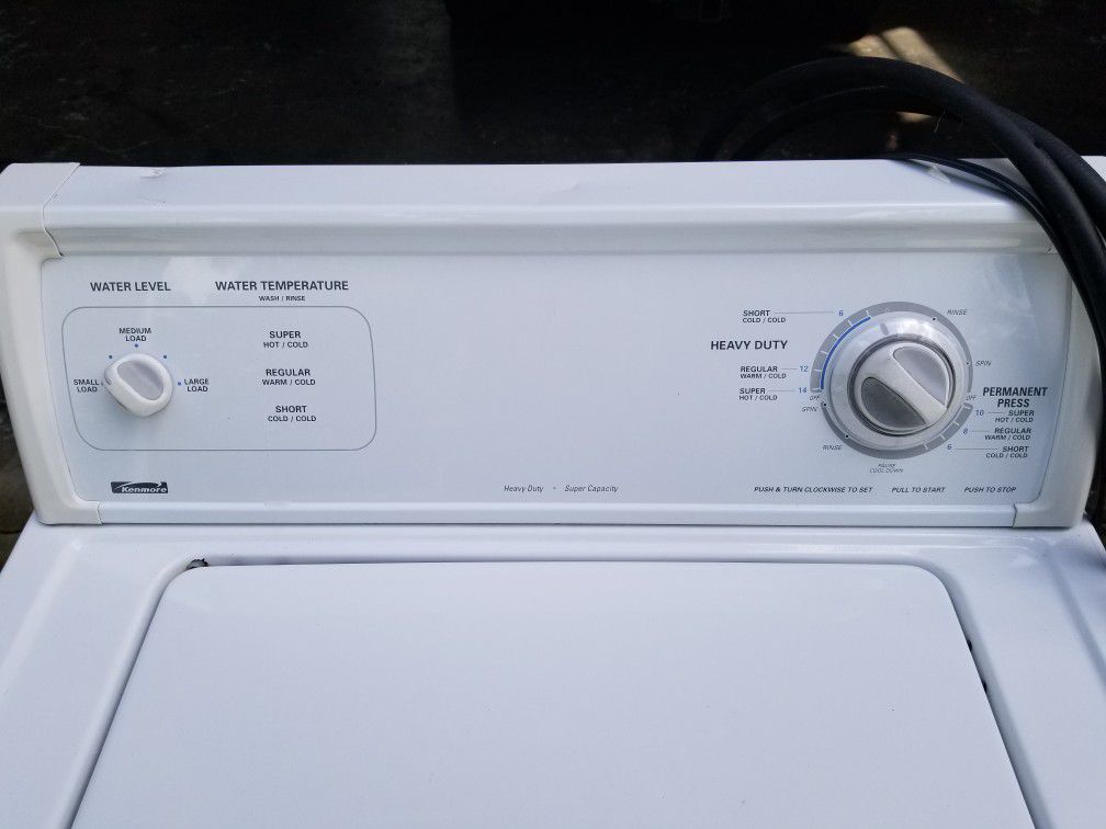 Washer, Kenmore, Clean!
