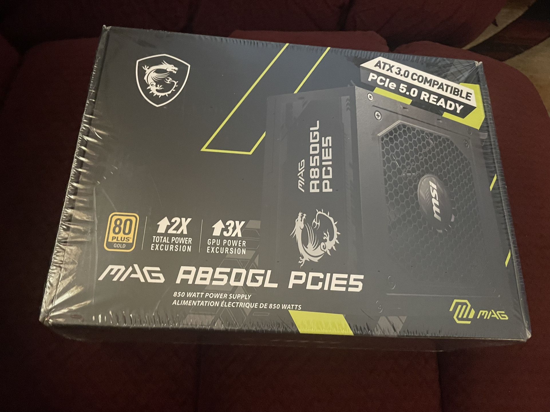 MSI MAG A850GL PCIE 5 & ATX 3.0 Gaming Power Supply - Full Modular