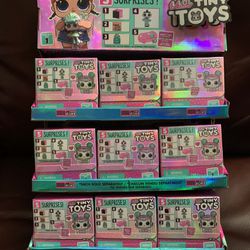 18 Pieces L.O.L. Surprise! Tiny Toys - Collect to Build a Tiny Glamper - Not Full Set, Duplicates. 