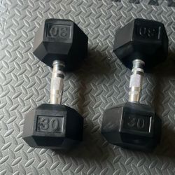 Dumbells - 30 lbs set