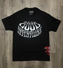 Black NAV X Vlone Intentions Tee Size L - Read Description