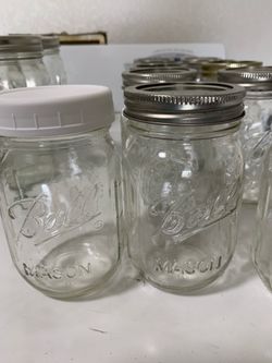 11 Mason jars