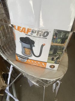 WORX WA4058 LeafPro Universal Leaf Collection System for All Major Blower/Vac Brands, Black/Orange