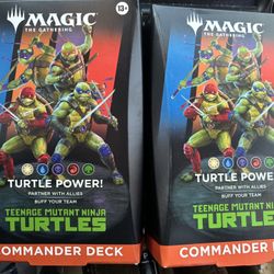 Magic The Gathering TMNT Commander Decks 