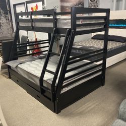 Bunk Bed! Twin Full! $699! Easy Financing! 🚨✅😁 