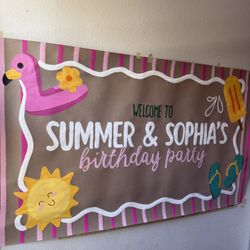 custom Hand Painted Banner
