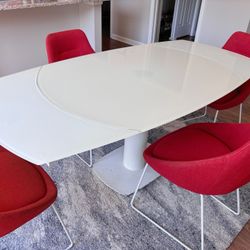 extendable Morden dinning set