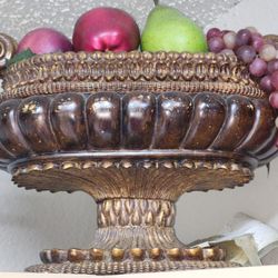 Decorative Urn With Fruits