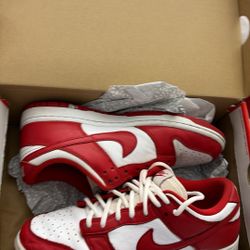 Nike Red Dunks Low