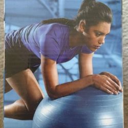 55cm Performance Ball Balance Ball And Home Gym Bodyboss 2.0 New 