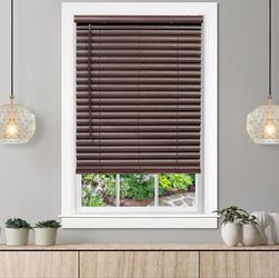 ACHIM GII Luna Cordless Blind ā 31" x 64" ā Mahogany