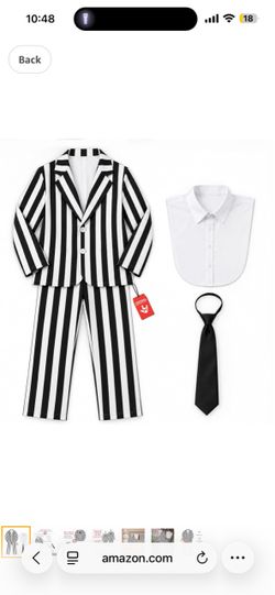 Beetlejuice Costume (No Wig)