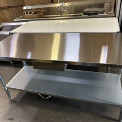 New Stainless Steel Heavy Duty Work Tables 