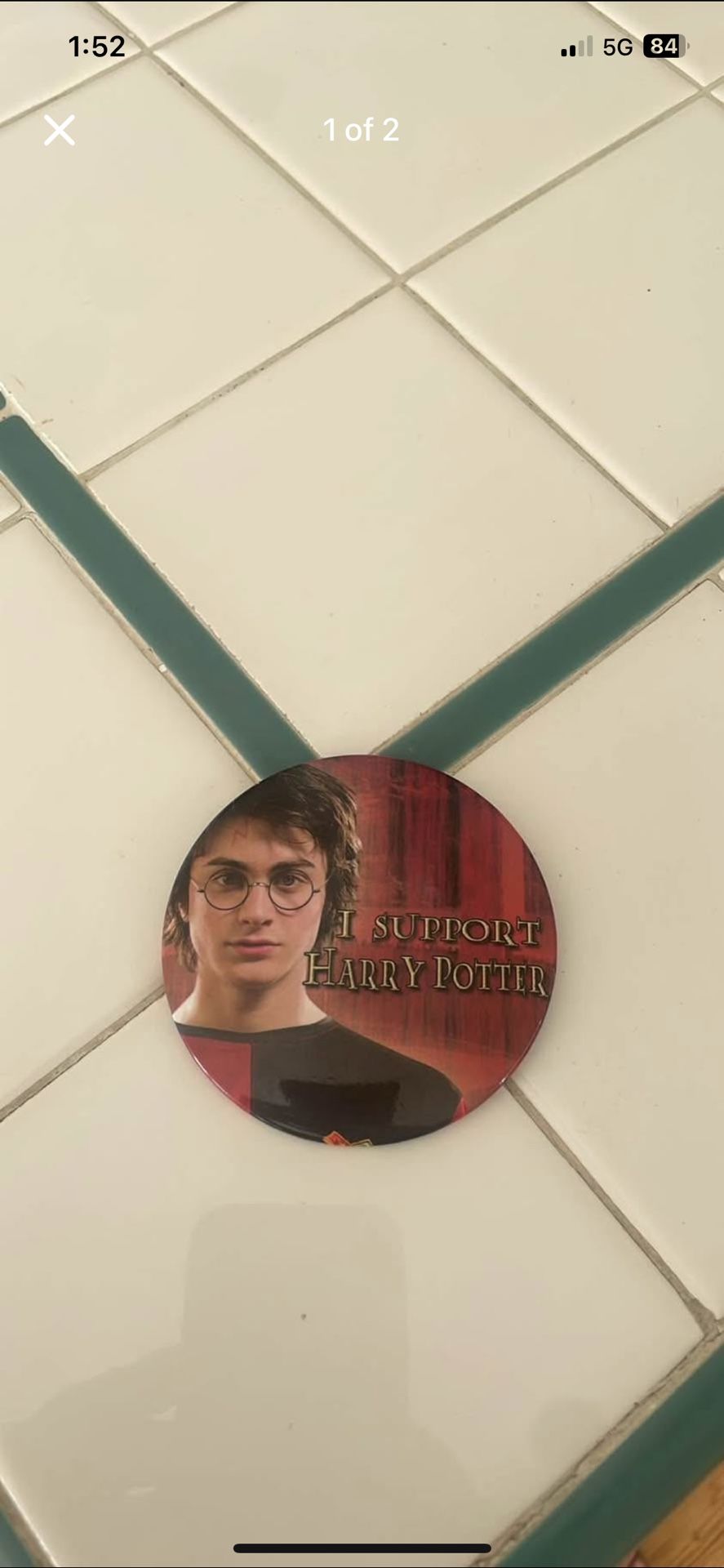 Harry Potter And The Goblet Of Fire Promotional Button