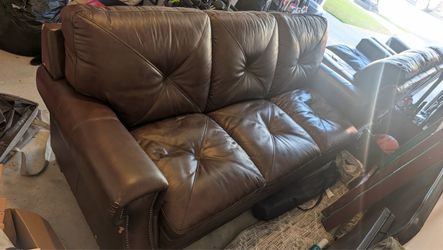 3 Piece Leather Match Living Room Set