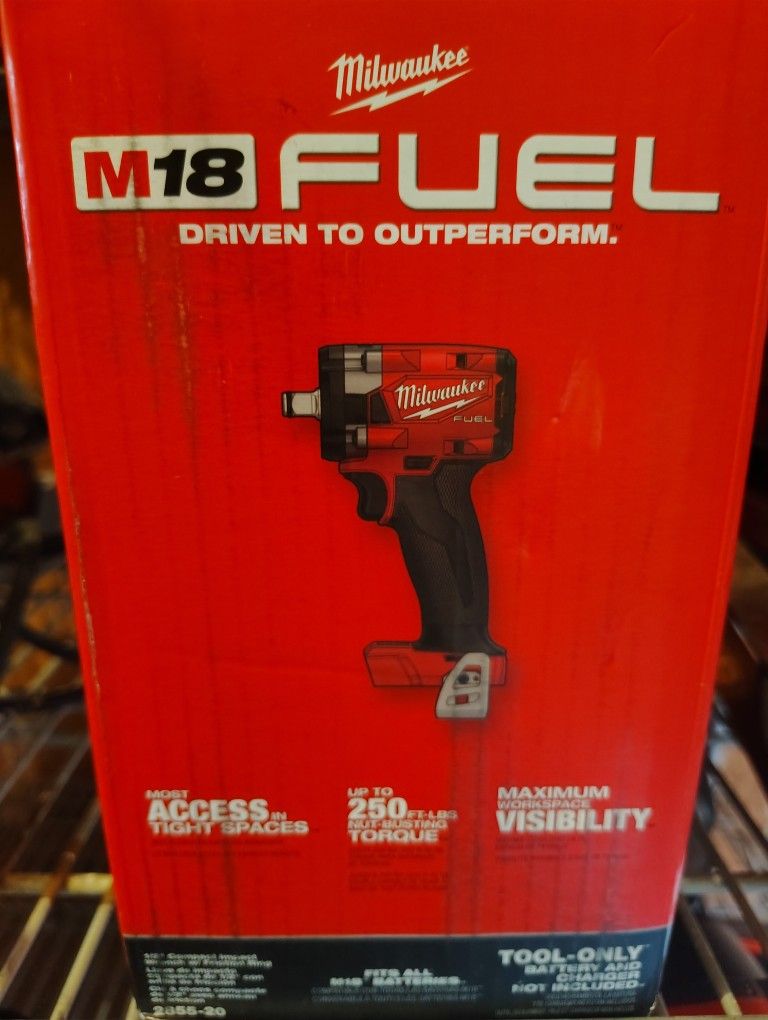 NEW M18 FUEL 1/2 " Compact Impact 250 FT. LBS.