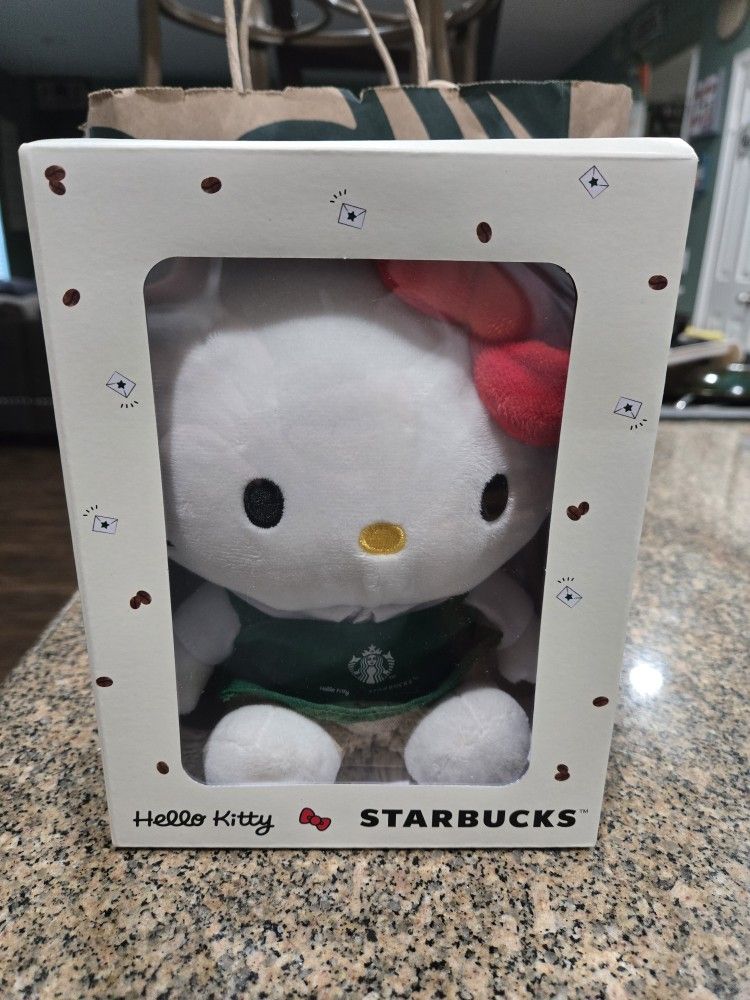 Hello KITTY STARBUCKS PLUSHY