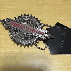 New! Disturbed Belt Buckle 