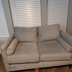 Gray Loveseat 