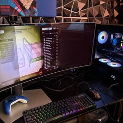 Gaming PC & 49inch Samsung Super Oled Gaming Center !!!