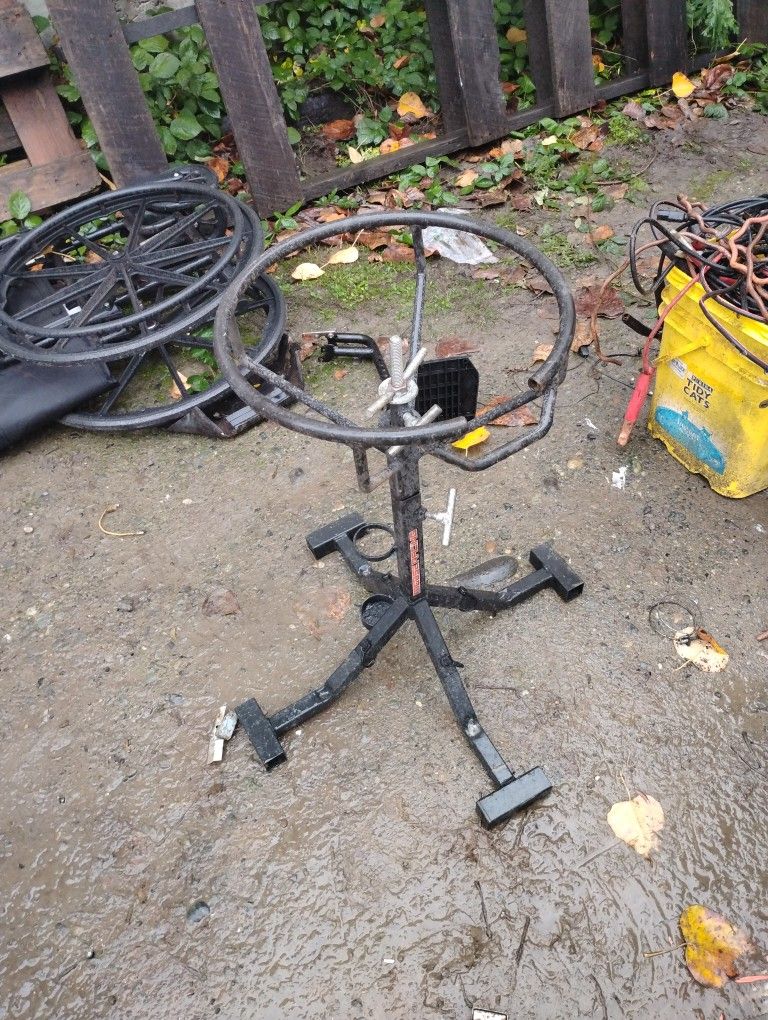Motorcycle Tire Change Stand