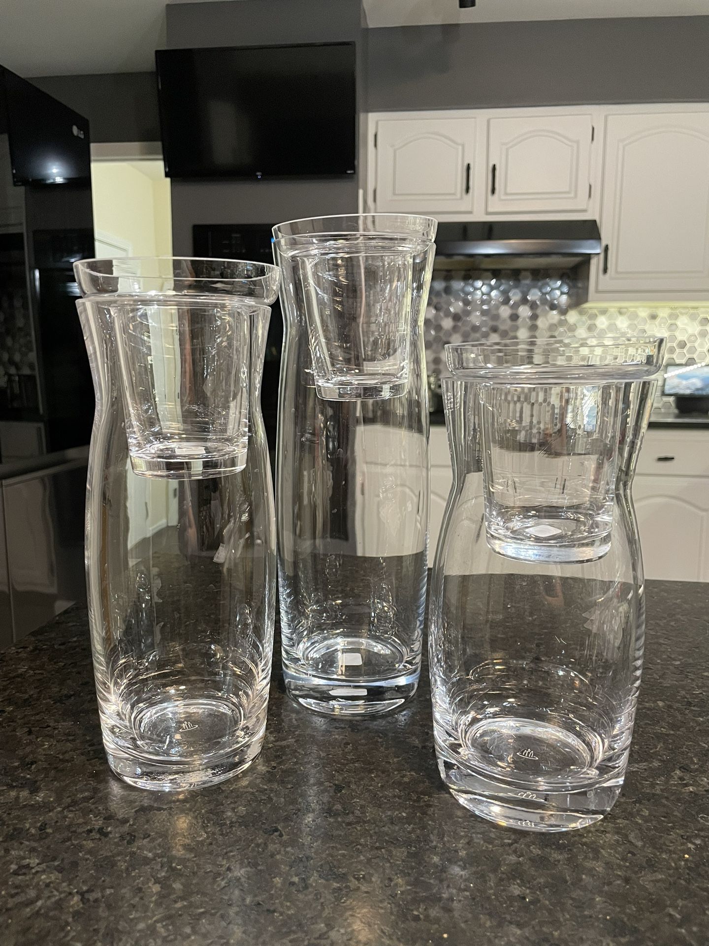 Clearly Creative Trio Candle Holders