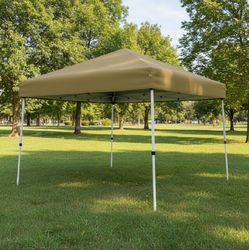 OBO Shade! New Garvee 10’ x 10’ Instant Pop Up Portable Canopy Tent With Slant Legs