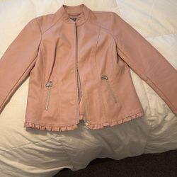 Baccini Faux Leather Jacket