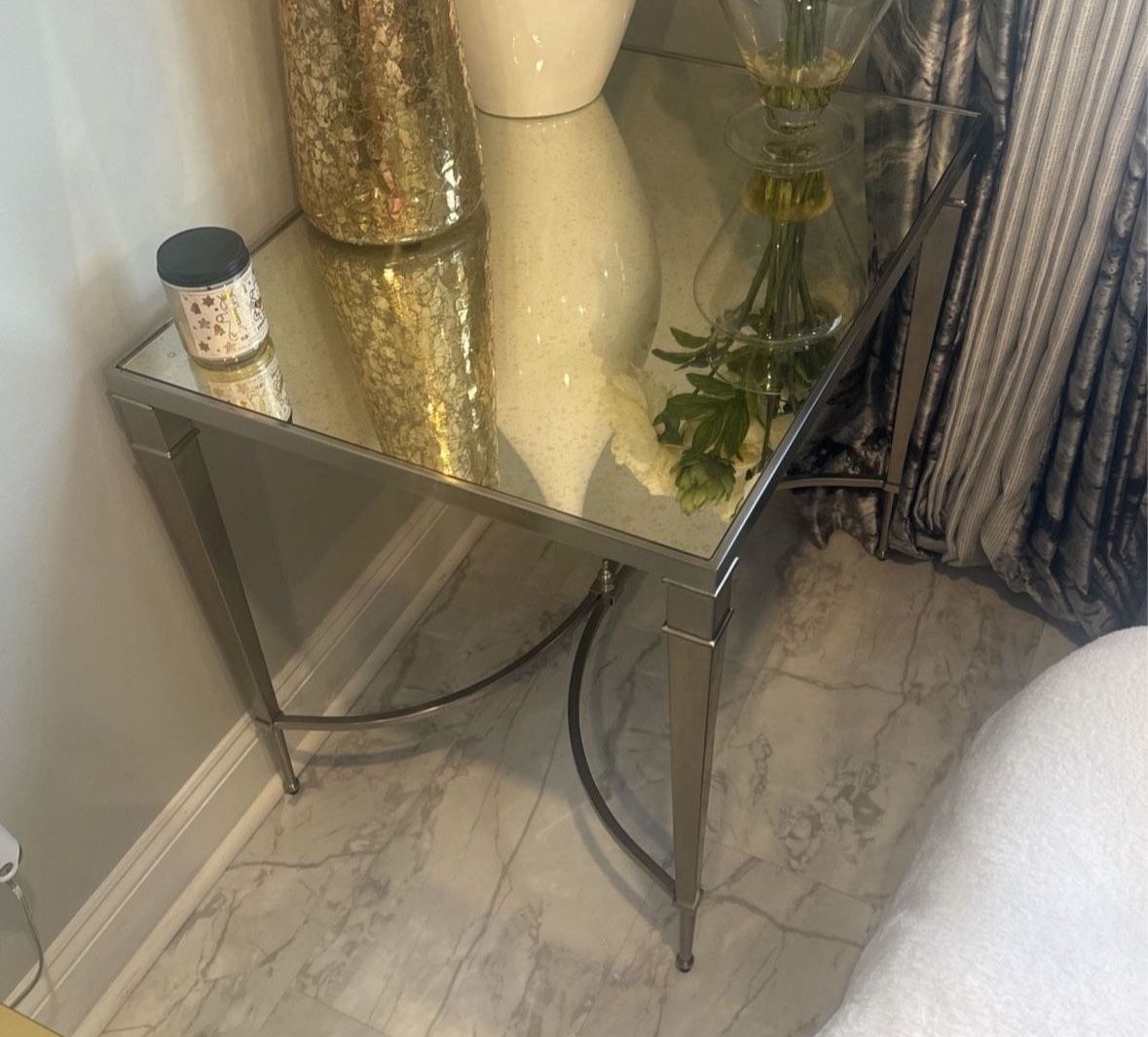 Glass End Table