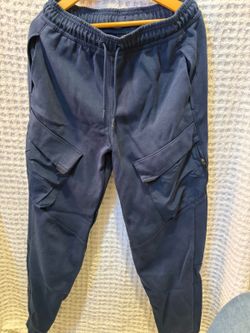 Athletic Works Boys Navy Cargo Jogger Pants XXL