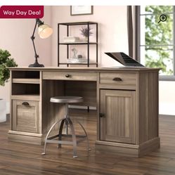 Large Wooden Office Desk