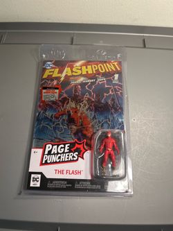 DC Page Punchers The Flash Flashpoint Comic Book Action Figure Sealed