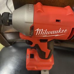 MILWAUKEE BRUSHLESS M18 COMPACT 1/4 IMPACT DRIVER NEW VERSION 3/ SPEED TOOL ONLY $100 FIRM
