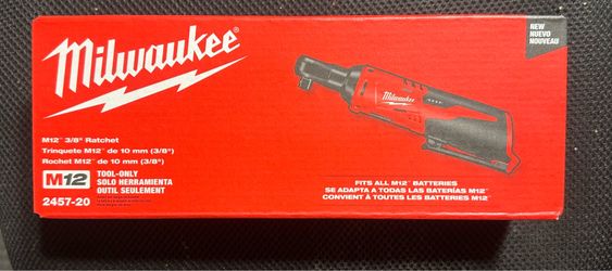 MILWAUKEE M12 3/8 RATCHET