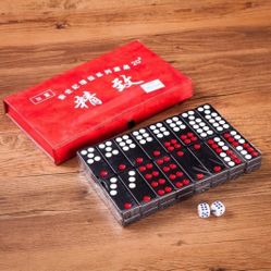 Chinese Pai Gow Paigow Tiles Game Casino Fun #20 Black