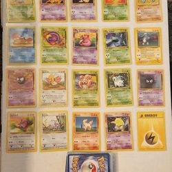 80 Various 1st Generation Pokemon Cards