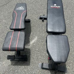 TITAN FITNESS ADJUSTABLE BENCH & FLYBIRD ADJUSTABLE BENCH